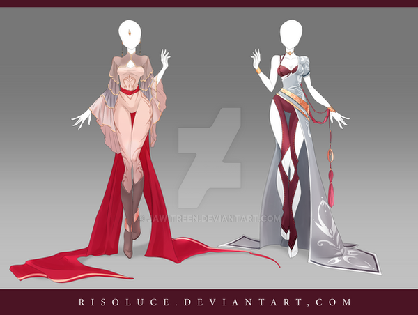 (CLOSED) Adoptable Outfit Auction 138-139 by JawitReen