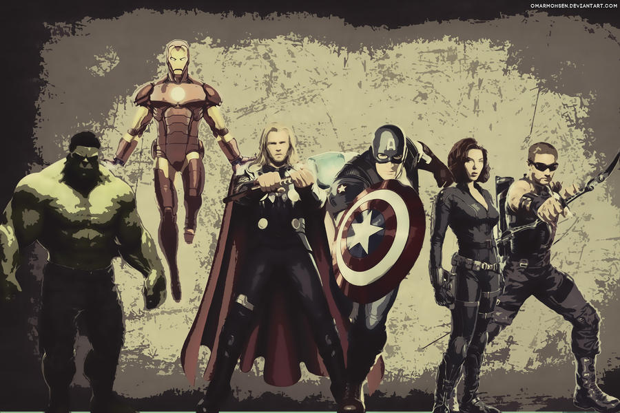 The Avengers Wallpaper by omarmohsen