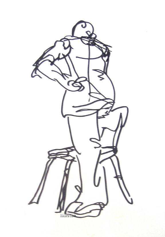 Standing Man Gesture Drawing by EEP-central on DeviantArt