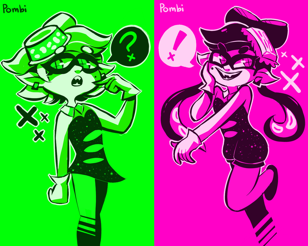 callie and marie splatoon coloring pages - photo #21