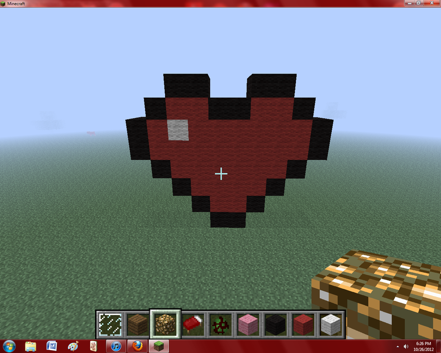 Pretty Minecraft Heart by CrazyandCalm1218 on DeviantArt