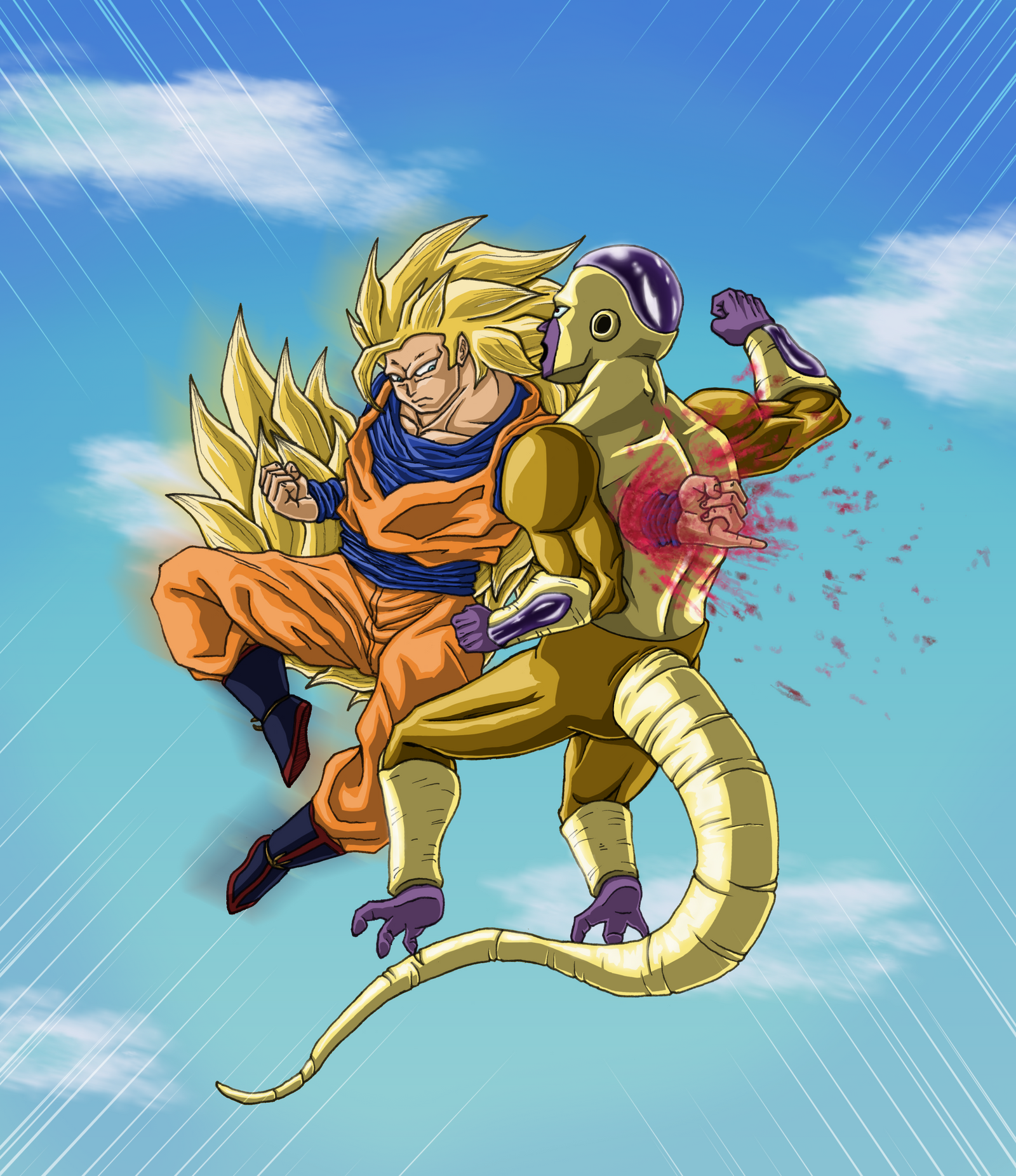 Accurate Goku Vs Frieza By Leo Syron On Deviantart