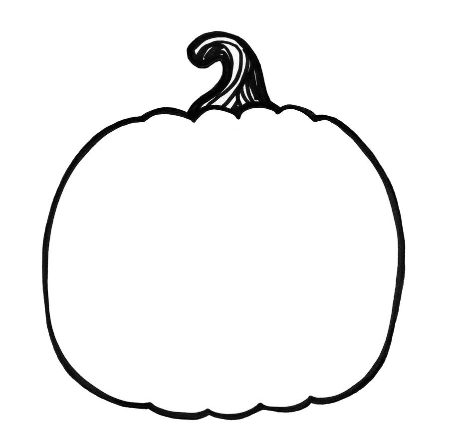 faceless pumpkin coloring pages - photo #39