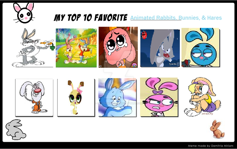 My Top 10 Favorite Rabbits