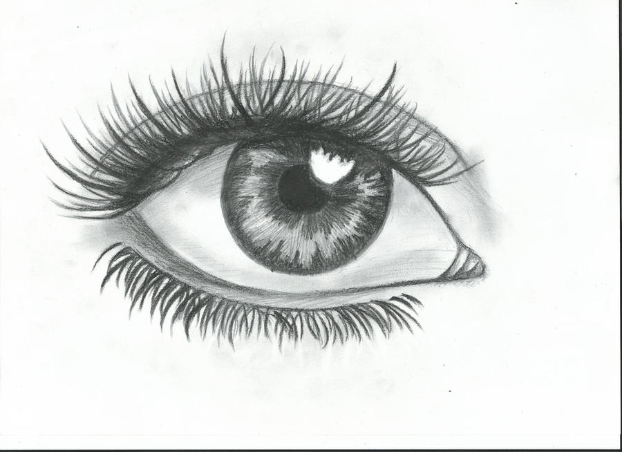 Simple eye drawing ) by Rimvydas2 on DeviantArt
