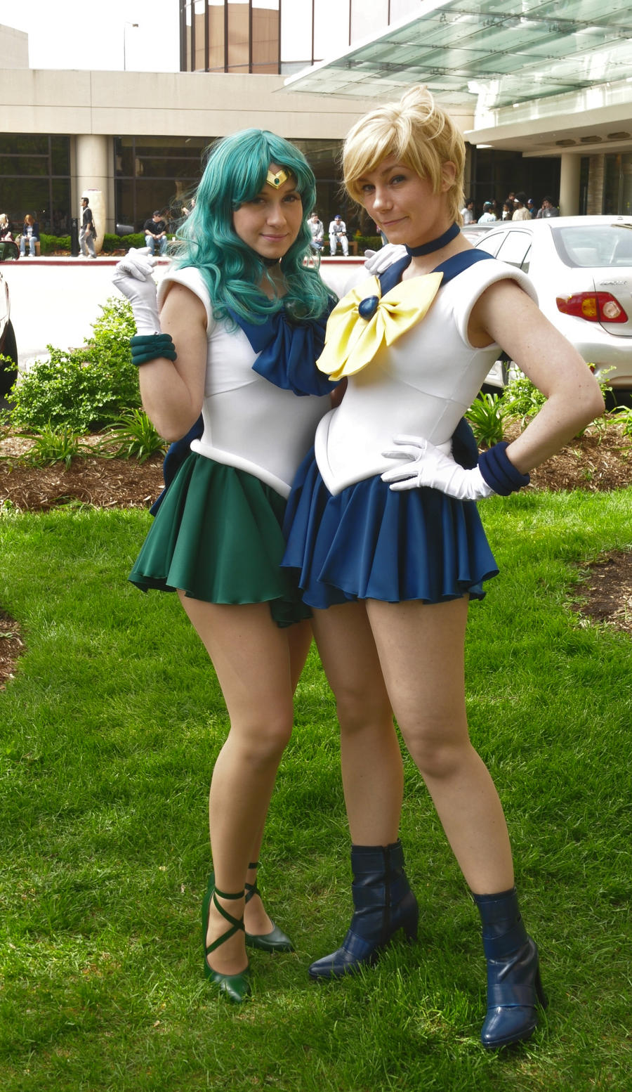 Sailor neptune and uranus cosplay