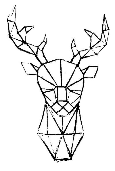 Geometric deer by siljarooosa on DeviantArt