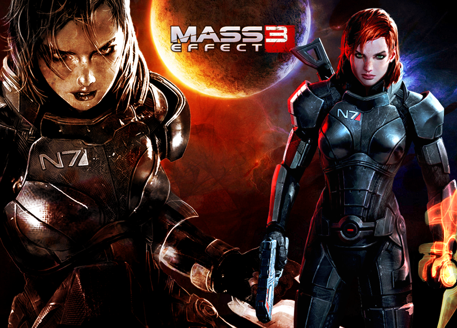 Mass Effect 3 Female Shepard Wallpaper by 