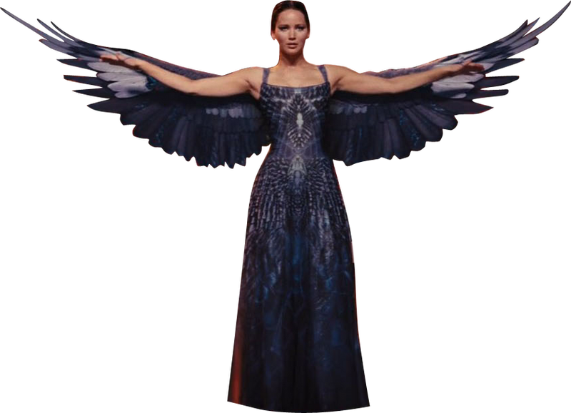Katniss Everdeen Mockingjay Dress MQ PNG by ViggoBarnes on ...