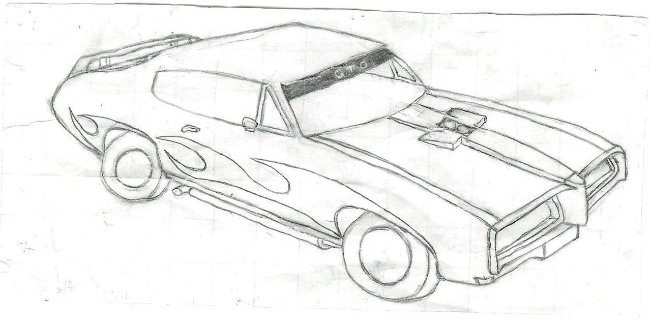 How To Draw American Muscle Cars 68