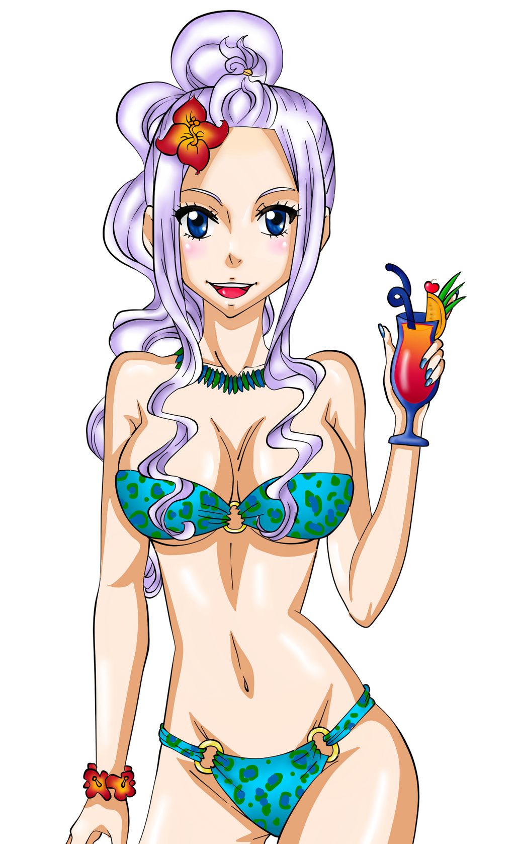 Bikini Model Mirajane Colour by DevilishMirajane on DeviantArt