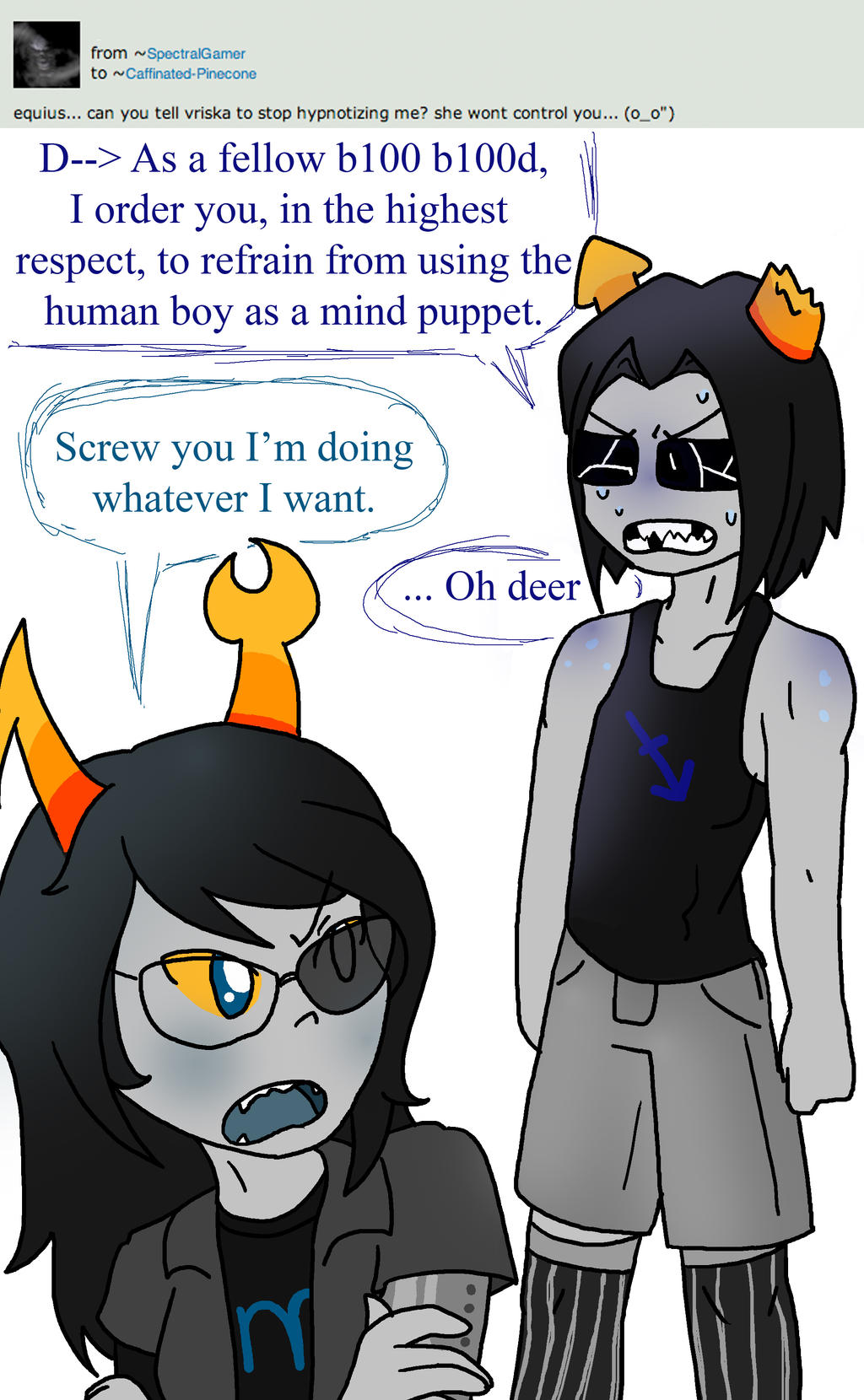 Ask Equius by Caffinated-Pinecone on DeviantArt