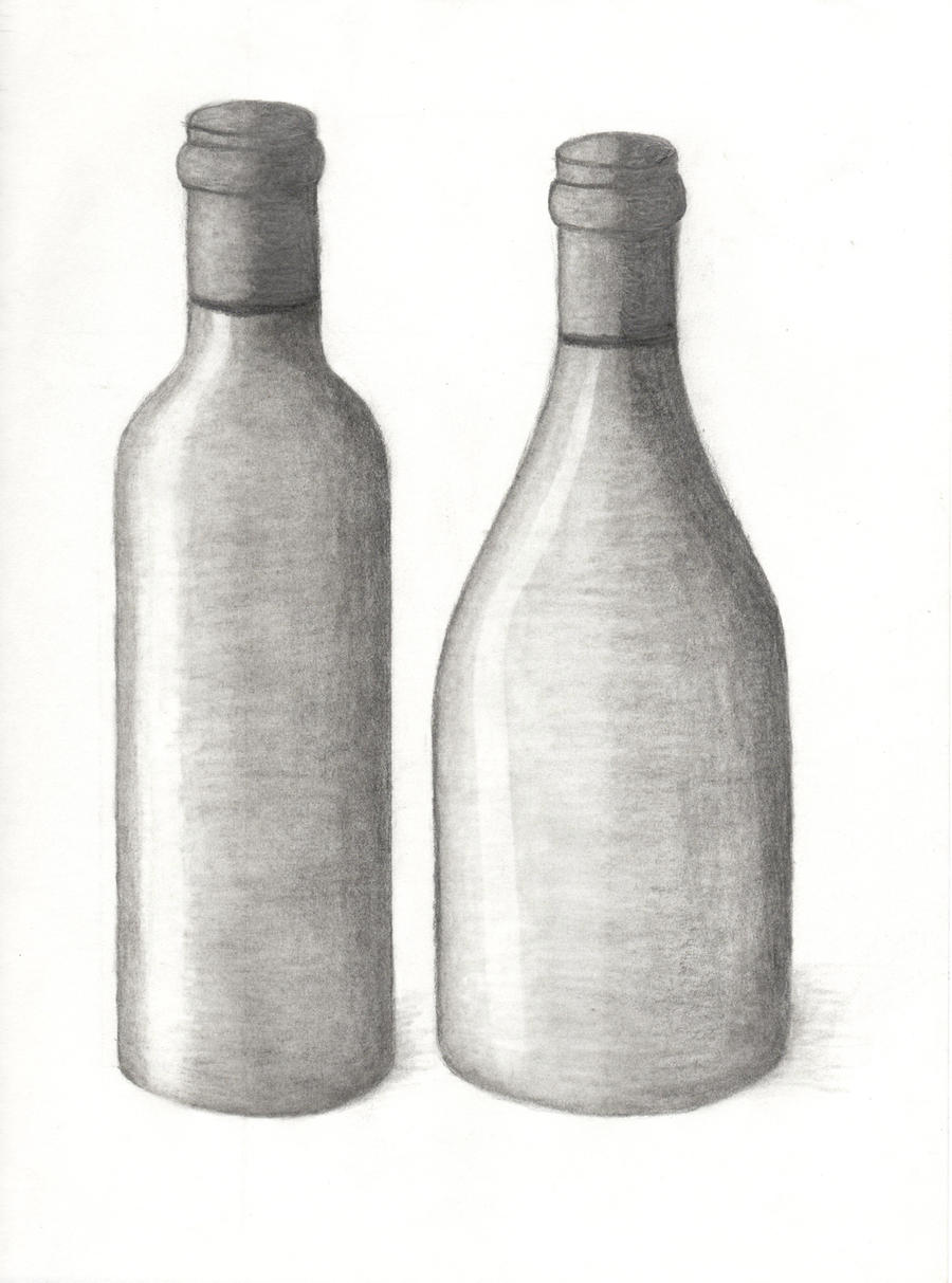 Drawing 101 - Wine Bottle 2 by xycolsen on DeviantArt