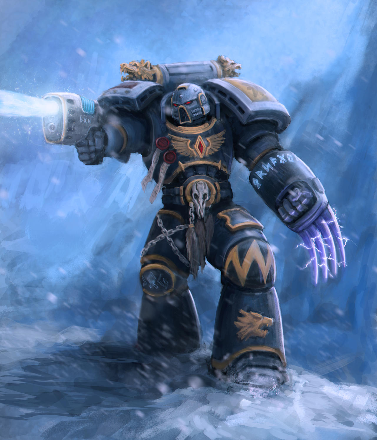 Grey Hunter of Space Wolves by sid-vlad on DeviantArt