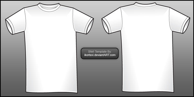 Shirt Template by IKorteXI on DeviantArt
