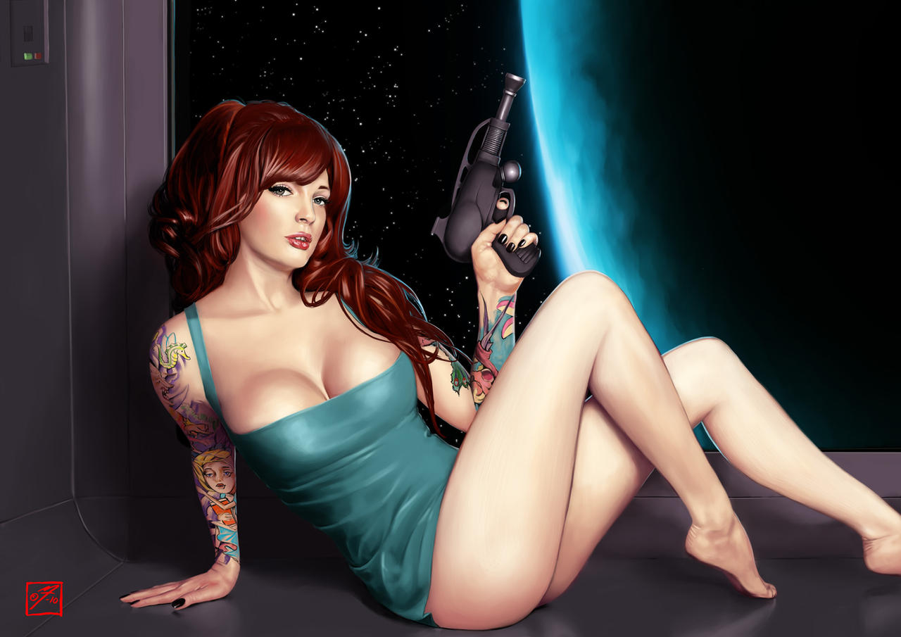 Nudity woman in space nudes pic